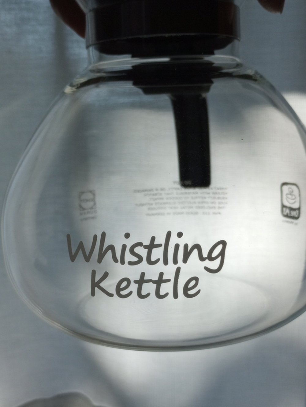 Schott (Germany) Whistling Tea Kettle